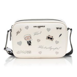 Paris Maybelle Pin Crossbody, Winter White Multi UwU